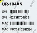 UPVEL <UR-104AN> ADSL2+  Router (4UTP 100Mbps, RJ11)