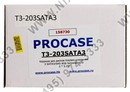 Procase <T3-203SATA3(-BL)>  HotSwap корзина 3xSATA/SAS 3.5”