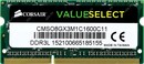 Corsair Value Select <CMSO8GX3M1C1600C11> DDR3 SODIMM 8Gb  <PC3-12800>  CL11  (for  NoteBook)