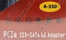STLab A-550 (RTL)  PCI-Ex2, SATA 6Gb/s, 3port-int, 1port-int for SSD 2.5" , RAID, Hyper  Duo