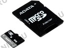 ADATA Premier <AUSDH8GUICL10-RA1> microSDHC Memory Card 8Gb UHS-I  U1 + microSD-->SD Adapter