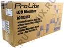 19.5" ЖК монитор IIYAMA ProLite B2083HSD-B1 с поворотом экрана(LCD,  Wide, 1600x900, D-Sub, DVI)