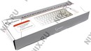 Gembird  KBS-7001 Silver&White (Кл-ра, FM, USB+Мышь 3кн, Roll, FM, USB)