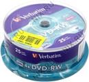 DVD-RW Disc Verbatim   4.7Gb  4x  <уп. 25 шт> на шпинделе  <43639>