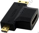5bites <HH1805FM-T> Переходник HDMI F -> micro+miniHDMI  M