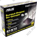 ASUS <RT-N12  ver.VP> SuperSpeedN Router (RTL) ( 4UTP 10/100Mbps, 1WAN, 802.11b/g/n, 300Mbps,  2x5dBi)