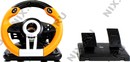 Руль SPEEDLINK Drift O.Z. Racing Wheel<SL-6695-BKOR-01(V2)Black-Orange>(Vibration, рулевое  колесо, педали,12кн, USB)