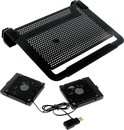 Cooler Master <R9-NBC-U2PK-GP> NotePal U2 PLUS Notebook Cooler (21дБ,  2000об/мин, USB питание, Al)