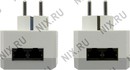 TP-LINK <TL-PA4020PKIT> AV600 Powerline Adapter Kit (2 адаптера, 2UTP 100Mbps, Powerline  500Mbps)