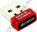 A4Tech <G11-570FX Black&Silver>  (RTL) USB 4btn+Roll, беспроводная