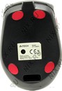 A4Tech <G11-590FX Black&Red>  (RTL) USB 5btn+Roll, беспроводная