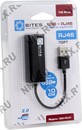 5bites <UA2-45-02BK> Кабель-адаптер USB2.0 --> UTP  100Mbps
