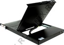 Procase <E1901> 1U выдвижная однорельсовая PS/2 USB  консоль  с  LCD  19"