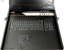 Procase <E1901> 1U выдвижная однорельсовая PS/2 USB  консоль  с  LCD  19"