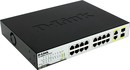 D-Link <DES-1018P> 18-port PoE Switch (8UTP 100Mbps PoE + 8UTP 100Mbps + 2Combo  1000BASE-T/SFP)