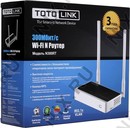 TOTOLINK <N300RT> Wireless N Router (4UTP 100Mbps, 1WAN, 802.11b/g/n, 300Mbps,  2x5dBi)