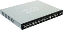 Cisco <SF220-48P-K9-EU> Управляемый коммутатор (48UTP  100Mbps PoE+ 2Combo 1000BASE-T/SFP)
