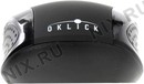 OKLICK Wireless Optical Mouse <455MW> <Black>  (RTL) USB 6btn+Roll <945818>