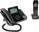 Panasonic KX-TGF320RUM <Black> проводной телефон+р/телефон (трубка  с  ЖК  диспл., DECT,  А/Отв)