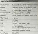 ASRock N68C-GS4 FX (RTL) SocketAM3+ <GeForce 7025> PCI-E+SVGA+GbLAN SATA RAID MicroATX  2DDR2+2DDR3