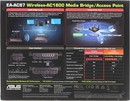 ASUS <EA-AC87> Wireless Media Bridge/Access Point (5UTP 1000Mbps, 802.11ac, 1734  Mbps)