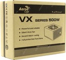 Блок питания Aerocool VX-500 (RTL) 500W ATX  (24+2x4+6пин)