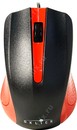 OKLICK Optical Mouse <225M> <Black&Red>  (RTL) USB 3btn+Roll <288237>