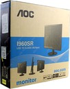 19"    ЖК монитор AOC I960SRDA <Black> (LCD, 1280x1024, D-Sub,  DVI)