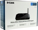 D-Link <DSL-2640U  /RA/U2A> Wireless ADSL2+ Router (AnnexA,  4UTP100Mbps,  RJ11,  802.11b/g/n,  150Mbps)