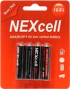 Nexcell (R03) Size"AAA", 1.5V,  солевый <уп. 4 шт>