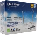 TP-LINK <TD-W8961N> Wireless N ADSL2+ Modem Router (4UTP 100Mbps,  RJ11, 802.11b/g/n, 300Mbps, 2x5dBi)