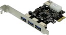 Orient VA-3U31PE (OEM) PCI-Ex1, USB3.0, 3 port-ext, 1  port-int