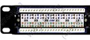Patch Panel 19" 1U UTP 24 port кат 5e  разъём 110  Exalan+ <EX03-924> малая глубина