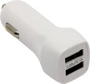Jet.A <UC-Z15 White> Автомобильное зарядное уст-во USB (Вх. DC12-24V,  Вых.  DC5V,  10.5W,  2xUSB)