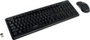 OKLICK Wireless  Keyboard & Optical Mouse <270M> Black (Кл-ра, USB,FM+Мышь 4кн,  Roll,  USB,  FM)  <337455>