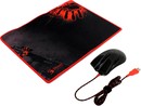 Bloody Gaming Mouse <A9081>  (RTL) USB 8btn+Roll, коврик