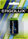 Ergolux <6LR61 BL-1> 9V, щелочной (alkaline), типа  "Крона"