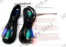 D-Link <DKVM-4K>  Switch 4/1 (клавиатураPS/2+мышьPS/2+VGA15pin)(+2 кабеля)