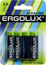 Ergolux <LR6 BL-4> Size AA, щелочной (alkaline) <уп. 4  шт>