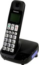 Panasonic KX-TGE110RUB <Black> р/телефон (трубка с ЖК диспл.,  DECT)