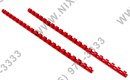 Fellowes <53460> Пластмассовые гребёнки для переплёта (Red, A4,d=10мм, уп. 100  шт)