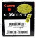 Объектив Canon  EF 50mm f/1.4 USM