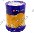 DVD-R Disc Verbatim   4.7Gb  16x  <уп. 100  шт> на шпинделе <43549>