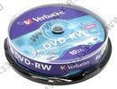 DVD-RW Disc Verbatim   4.7Gb  4x  <уп. 10 шт> на шпинделе  <43552>