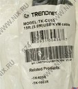 TRENDnet <TK-CU15> Кабель для KVM переключателей  (VGA15M+USB, 5.0м) для TK-803R/1603R