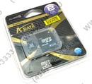 ADATA <AUSDH8GCL4-RA1> microSDHC Memory Card 8Gb  Class4 + microSD-->SD Adapter
