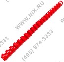 Fellowes <53472> Пластмассовые гребёнки для переплёта (Red, A4, d=16мм,  уп.100шт)