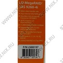LSI MegaRAID SAS 9260-4i<LSI00197>  PCI-Ex8, 4-port SAS/SATA 6Gb/s  RAID 0/1/5/6/10/50/60, Cache 512Mb