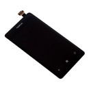 дисплей в сборе с тачскрином для Nokia для Lumia 800 черный
