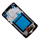 дисплей в сборе с тачскрином и передней панелью для LG Nexus 5 D821, черный
